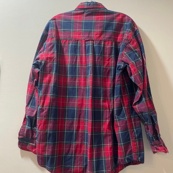Vintage Chaps by Ralph Lauren plaid Men’s Sz M Button up Shirt - Picture 3 of 6